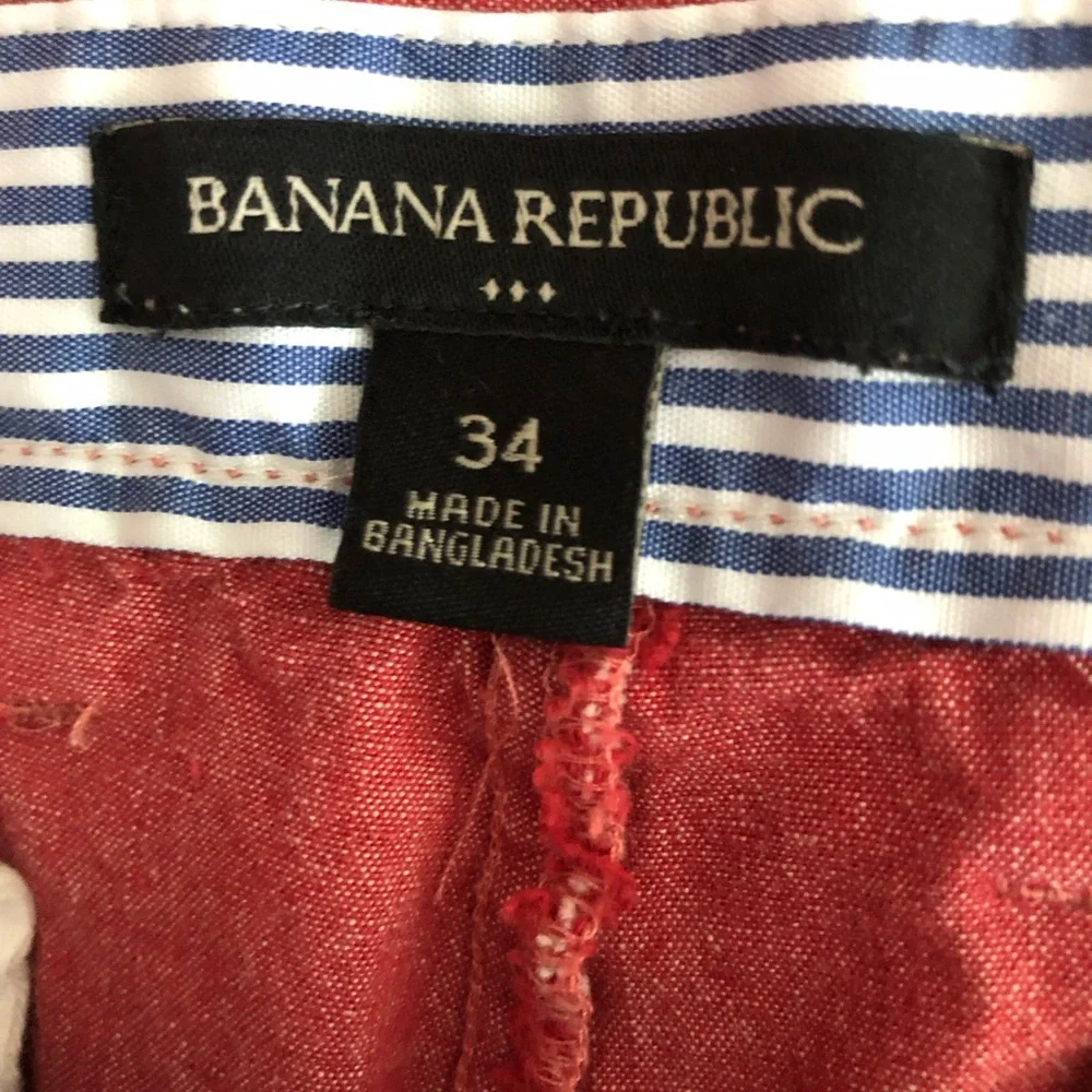 EUC Banana Republic Red Shorts